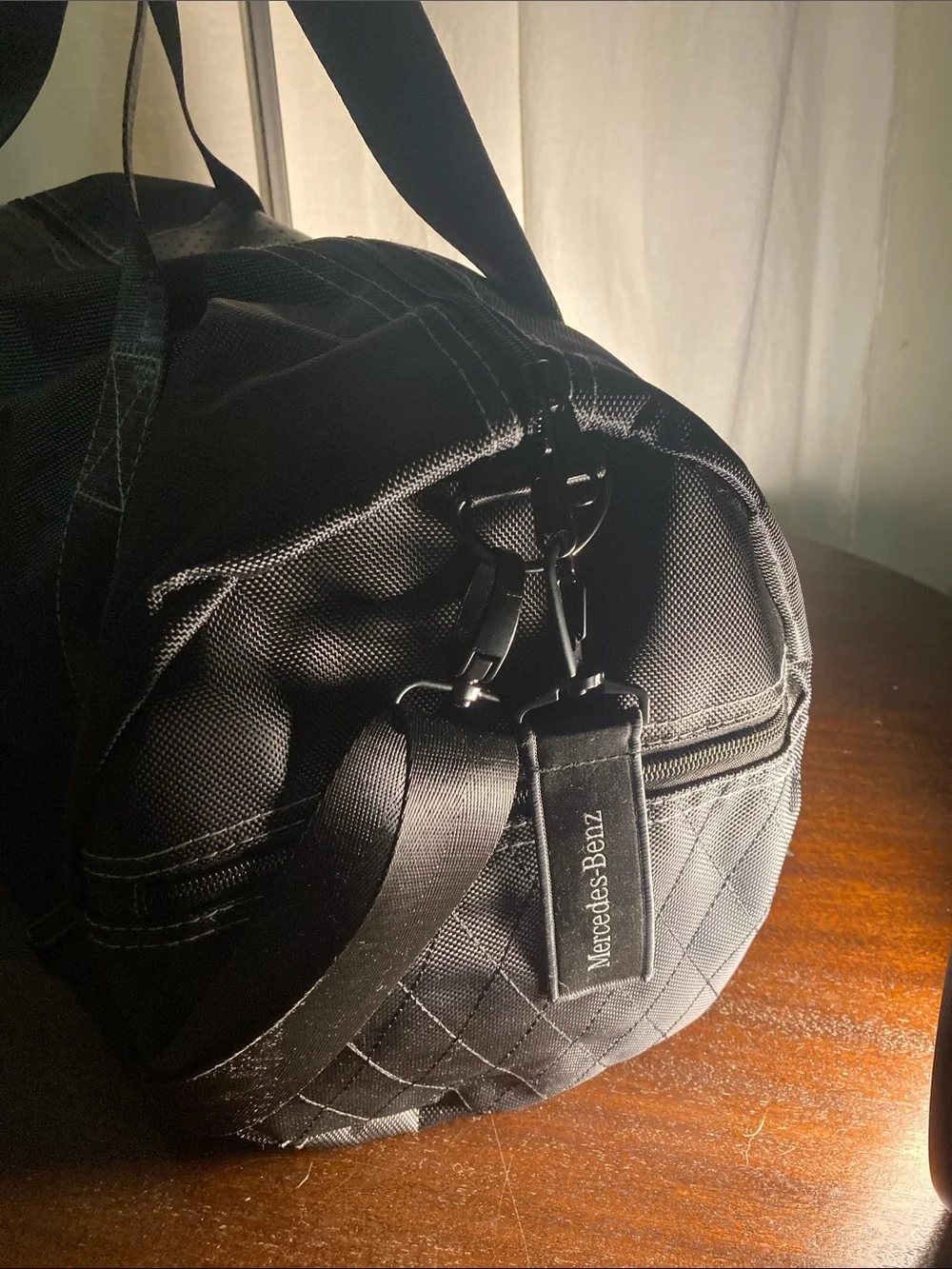Black Men's Mercedes Benz NWT Duffel Bag